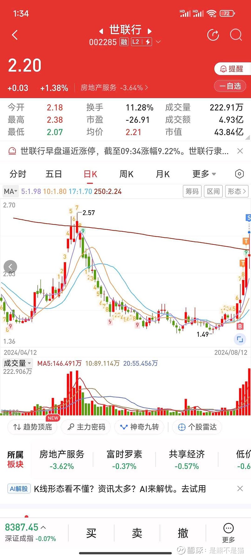 世联行股票最新动态，特定领域发展与地位深度透视